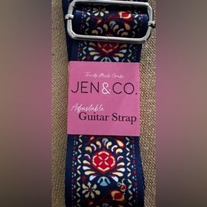 🎸 NEW Jen & Co. vintage vibes adjustable guitar strap (alternate purse strap)👛